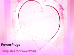PowerPoint Template - Hearts background